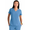thumbnail image 1 of Barco One Perforated V-Neck Princess Scrub Top, 1 of 2