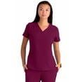 thumbnail image 1 of Barco One Women's 4-Pocket Princess Seam V-Neck Scrub Top - 5105, 1 of 2