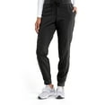 thumbnail image 1 of Barco One Womens BOP513 Perforated Jogger Pant-Black-Large, 1 of 6
