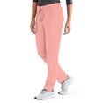 thumbnail image 1 of Barco Wellness BWP506 Women's Four Pocket Flat Gel Drawcord Cargo Scrub Pant Coral Berry XL, 1 of 2