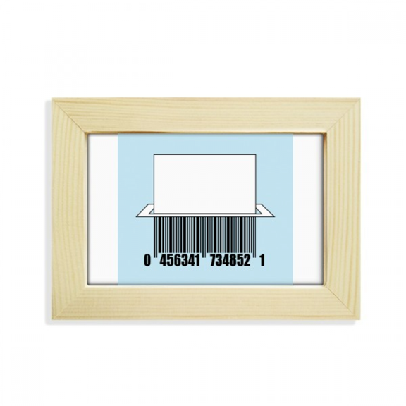 Barcode Cutting Paper Crushing Desktop Decorate Photo Frame Picture Art Painting 5x7 inch