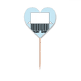 thumbnail image 1 of Barcode Cutting Paper Crushing Toothpick Flags Heart Lable Cupcake Picks, 1 of 3