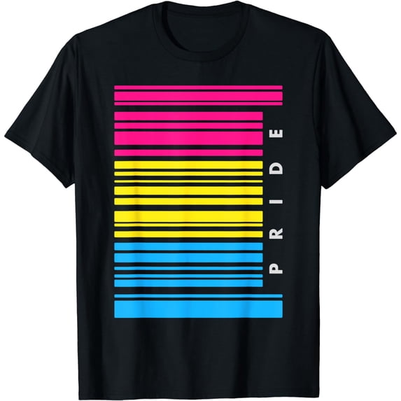Barcode Pansexual Pride LGBTQ Pans LGBT Awareness Month T-Shirt