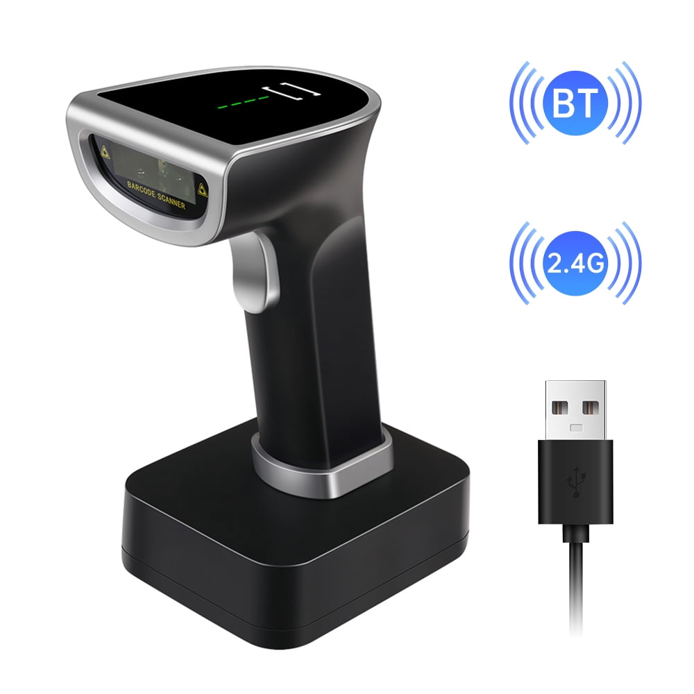 Barcode Scanner,Bar Code Retail Store Usb Wired Cradle Library Android Manual/ With Cradle Scanner With Windows Android Code Support Qr 2d Paper And With Windows And Screen Handheld Usb