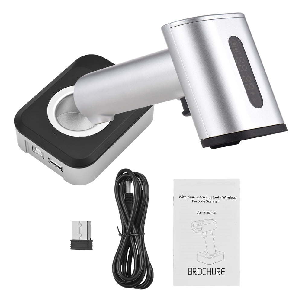 Barcode Scanner,Bt Wired Buzzer Qr Code Scanner Compatible With Windows ...