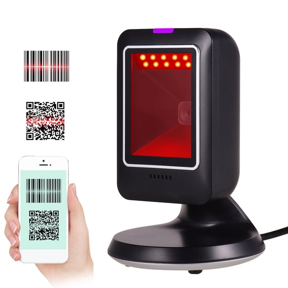 Barcode Scanner,Usb Wired Bar Hand-free Supermarket Retail Bar Code Hand-free Mp6300y 1d/2d/qr Scanner Code Hand-free Supermarket 1d/2d/qr Scanner Usb Hxber