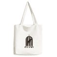 thumbnail image 1 of Barcode Shopping Scanning Birdcage Tote Canvas Bag Shopping Satchel Casual Handbag, 1 of 3