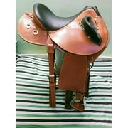 Barcoo Leather Australian Stock Aussie Saddle 17 inch Aussie Style Saddle