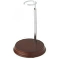 thumbnail image 1 of Bard's 54-0050 Chrome and Wood Doll Stand, Fits 10 to 14 inch Slim Waist Dolls, Waist is 1.125 to 2 inches Wide, Pack of 6, 1 of 9