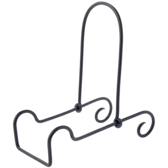 Bard's Adjustable Black Wrought Iron Bowl or Deep Platter Stand, 10" H x 5" W x 8.75" D (For 9" - 11" Bowls or Deep Platters)