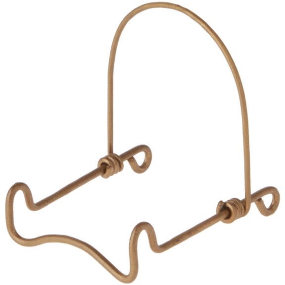 Bard's Adjustable Gold-toned Wire Easel Stand, 2.25" H x 2" W x 2.5" D, Pack of 5
