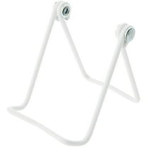 Bard's Adjustable Vinyl Covered White Wire Easel Stand, 3" H x 3" W x 3.25" D, Pack of 3