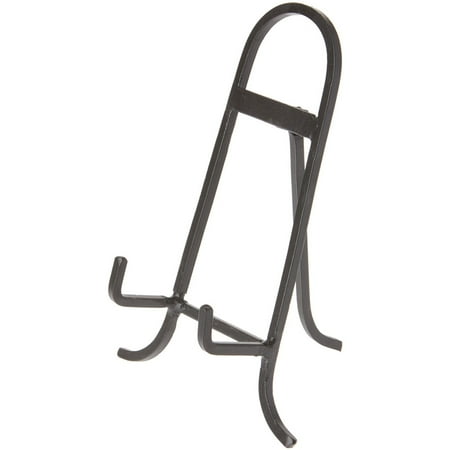 Bard's Antique Black Wrought Iron Easel, 8.75" H x 7" W x 4" D (For 7.5" - 12" Plates)