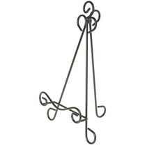 Bard's Black Metal Easel, 13" H x 7.5" W x 8" D (For 9" - 11.5" Plates)