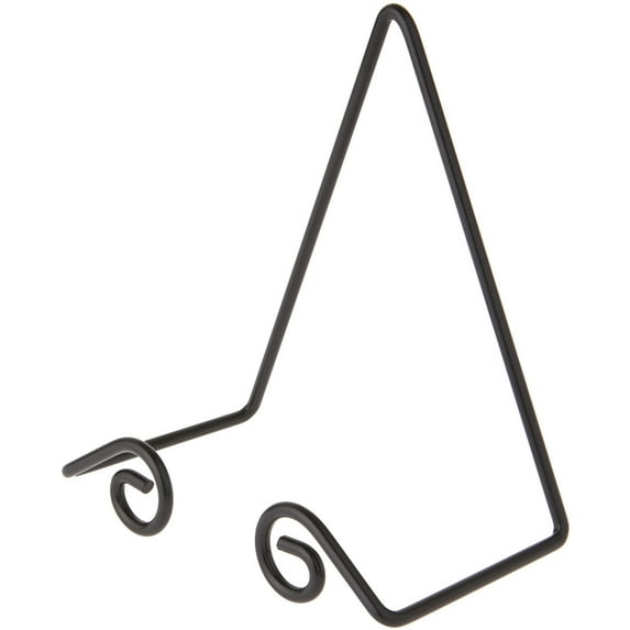 Bard's Black Wall Mountable Platter Hanger, 7" H x 5.5" W x 3.5" D (For 9.5" - 10.5" Platters), Pack of 2