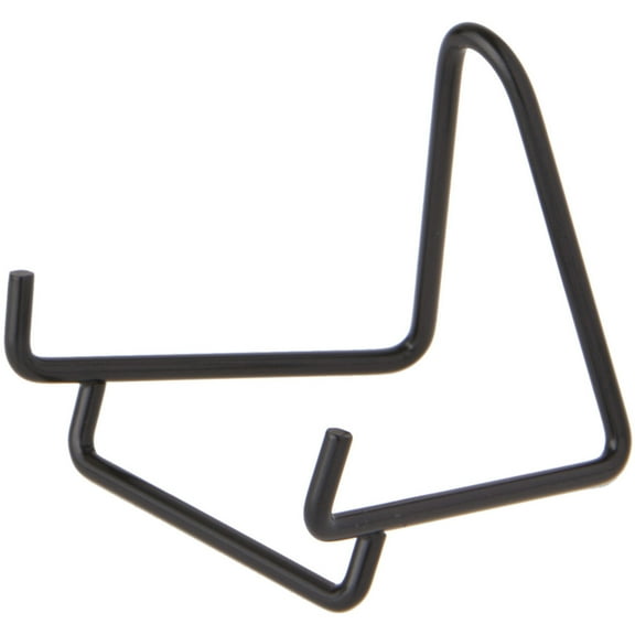 Bard's Black Wire Easel Stand, 2" H x 2.5" W x 2.5" D, Pack of 6