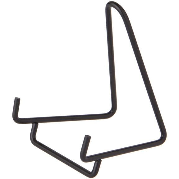 Bard's Black Wire Easel Stand, 3" H x 2.5" W x 2.5" D, Pack of 3