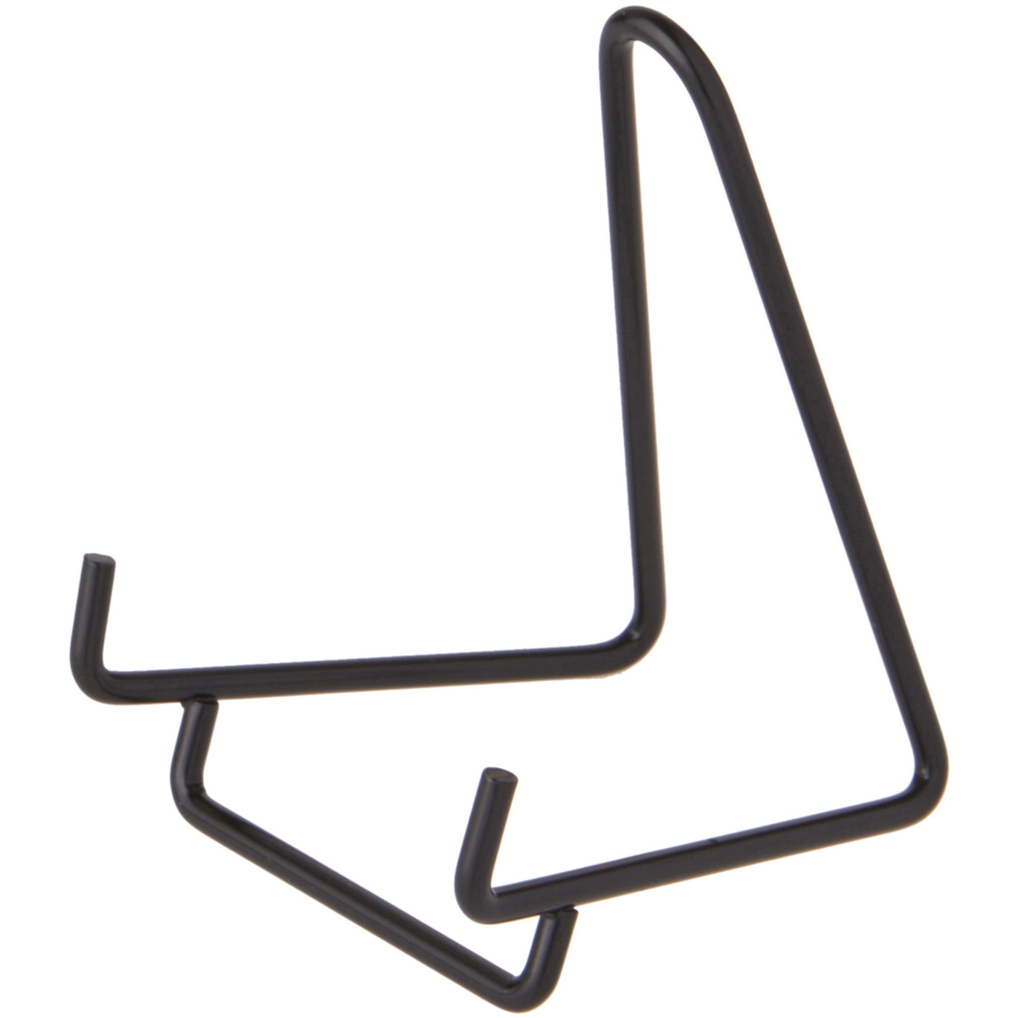 Bard's Black Wire Easel Stand, 3" H x 2.5" W x 2.5" D, Pack of 6