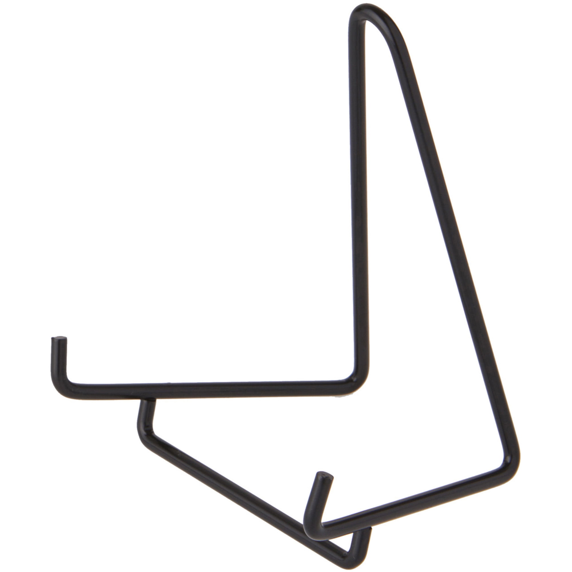 Bard's Black Wire Easel Stand, 4" H x 3.5" W x 3" D, Pack of 6