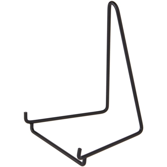 Bard's Black Wire Easel Stand, 6" H x 4" W x 4.5" D, Pack of 2