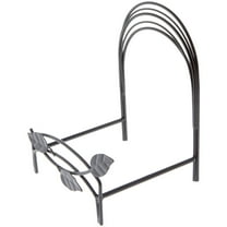 Bard's Black Wrought Iron Bowl or Deep Platter Stand, 8" H x 6" W x 5.5" D (For 9" - 11" Bowls or Deep Platters)