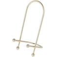 thumbnail image 1 of Bard's Brass Wire Easel, 7" H x 4" W x 3.25" D, Pack of 6, 1 of 1