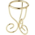 thumbnail image 1 of Bard's Brass-toned Egg Stand/Holder, Scroll Leg, 1.375" Diameter, Pack of 3, 1 of 4