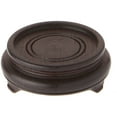 thumbnail image 1 of Bard's Dark Wood Decorative Base, 1.125" H x 2.875" W x 2.875" D (2.25" Display Diameter), Pack of 6, 1 of 1
