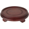thumbnail image 1 of Bard's Dark Wood Decorative Base 1.875" H x 7.5" W x 7.5" D (6" Display Diameter), 1 of 1