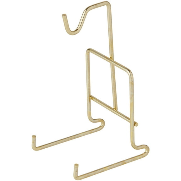 Bard's Demi-tasse Shiny Gold-toned Cup and Saucer Stand, 4.5" H x 2.25" W x 2.5" D (For 2-3 Fluid Ounce Espresso Cups)