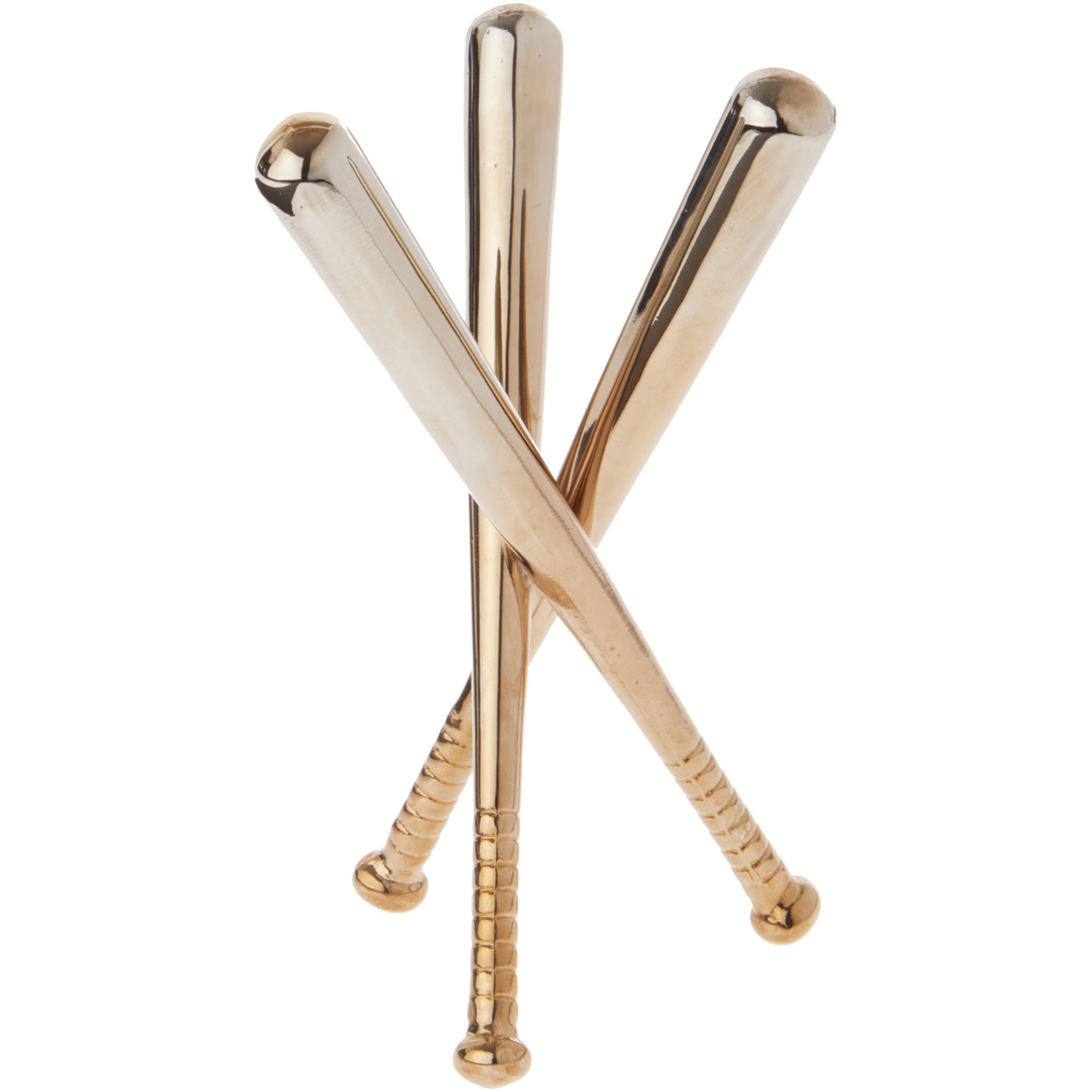 Luxurious Gold Baseball Holder with Pedestal Base