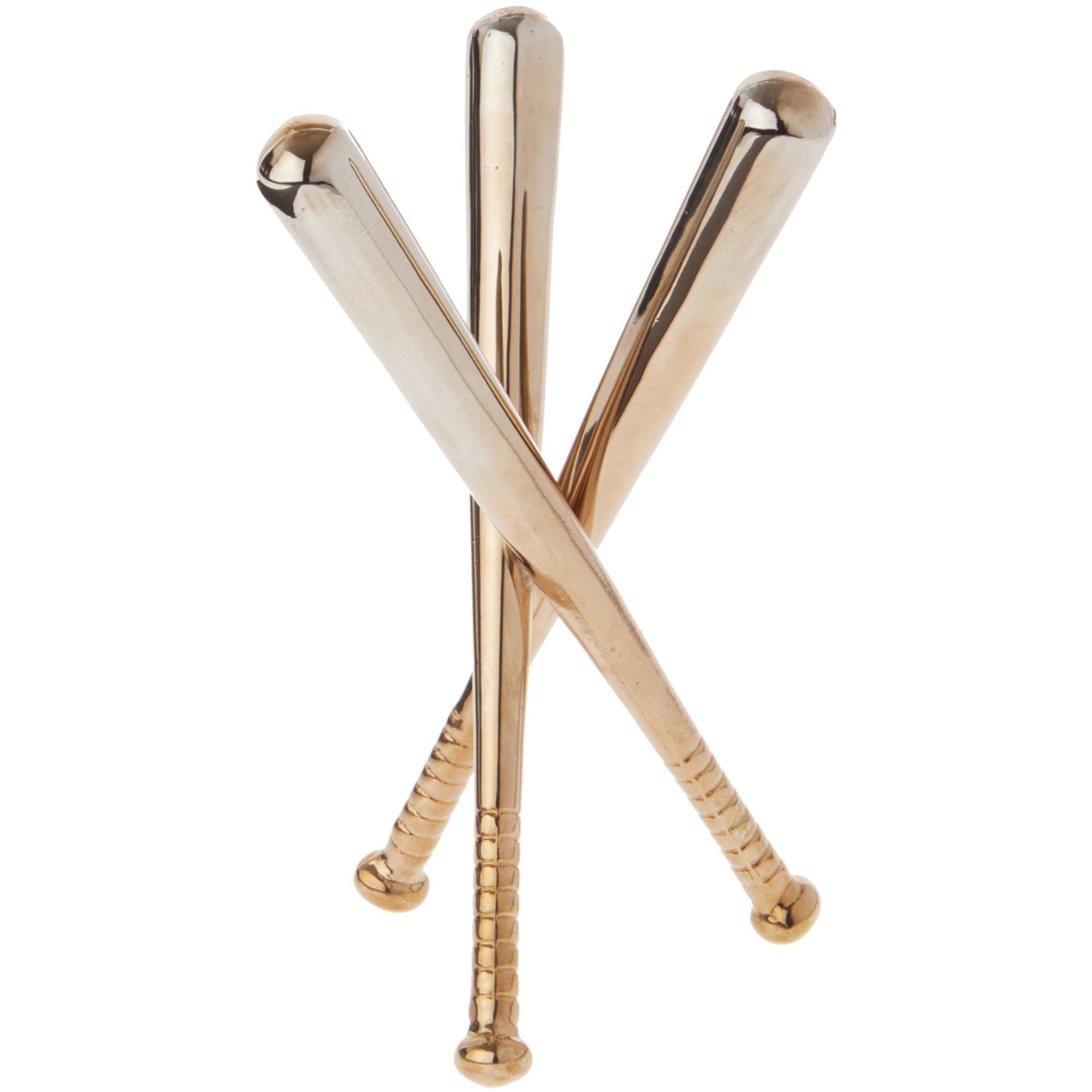 Luxurious Gold Baseball Holder with Pedestal Base