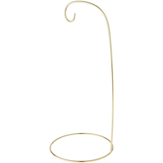 Bard's Gold-toned Ornament Stand, 12" H x 5.25" W x 5.25" D, Pack of 6