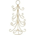 thumbnail image 1 of Bard's Gold-toned Twisted 16 Arm Ornament Display Tree, 24" H x 19" W x 19" D, 1 of 2