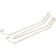 thumbnail image 1 of Bard's Gold-toned Wall Mountable Plate Hanger, 8.75" H x 2" W x 1.5" D (For Plates 9.5" - 12"), Pack of 3, 1 of 1
