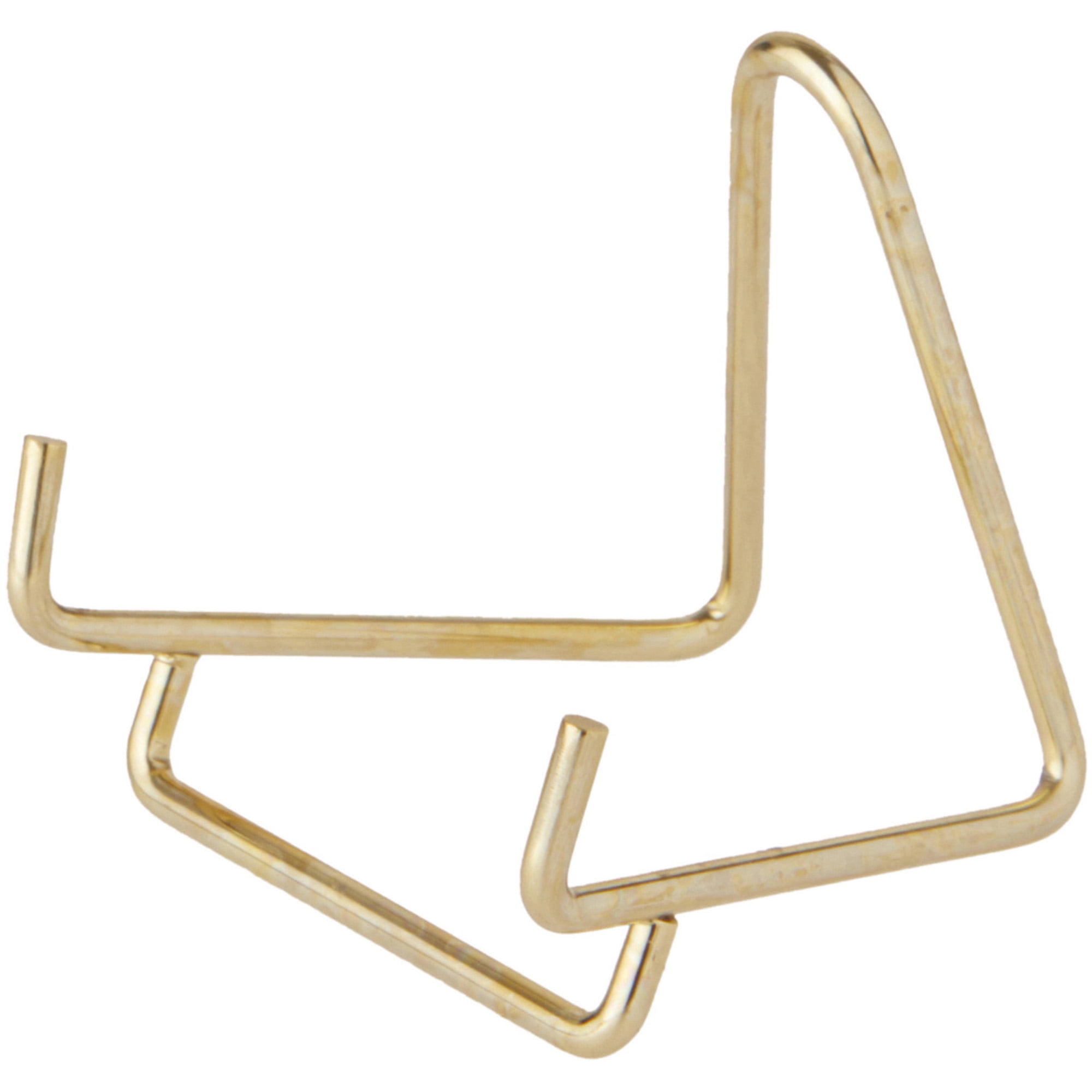 Bard's Gold-toned Wire Easel Stand, 2" H x 2.5" W x 2.5" D, Pack of 6