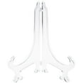 thumbnail image 1 of Bard's Hinged Clear Plastic Plate Stand, 10" H x 8.5" W x 6.25" D (For 10" - 14" Plates), Pack of 3, 1 of 1