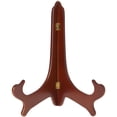 thumbnail image 1 of Bard's Hinged Walnut MDF Wood Plate Stand, 14" H x 11" W x 8" D (For 13" - 17" Plates), 1 of 1