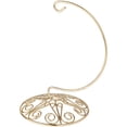 thumbnail image 1 of Bard's Ornate Gold-toned Ornament Stand, Small, 6" H x 4" W x 4" D, Pack of 2, 1 of 5