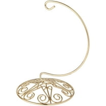 Bard's Ornate Gold-toned Ornament Stand, Small, 6" H x 4" W x 4" D