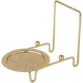 thumbnail image 1 of Bard's Ornate Shiny Gold-toned Cup and Saucer Stand, 3" H x 2.75" W x 4" D, Pack of 3, 1 of 7