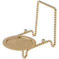 thumbnail image 1 of Bard's Ornate Twisted Shiny Gold-toned Cup and Saucer Stand, 3" H x 2.75" W x 4" D, Pack of 2, 1 of 5