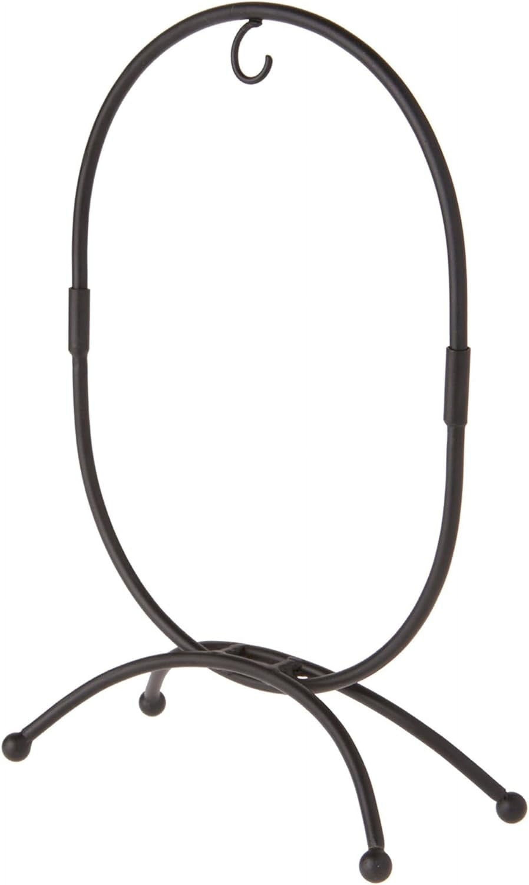 Bard's Twisted Silver Ornament Stand - 11" Display For Christmas Decorations
