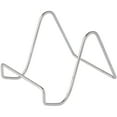 thumbnail image 1 of Bard's Plain Silver Wire Easel Stand, 3" H x 3" W x 4.5" D, Pack of 6, 1 of 1