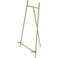 thumbnail image 1 of Bard's Satin Gold-toned Metal Easel, 16" H x 9" W x 9.5" D, Pack of 3, 1 of 1