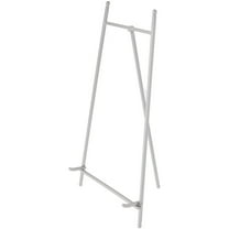 Bard's Satin Silver Metal Easel, 16" H x 9" W x 9.5" D