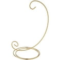 thumbnail image 1 of Bard's Scroll Gold-toned Ornament Stand, Medium, 9" H x 5" W x 5" D, Pack of 12, 1 of 5