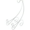 thumbnail image 1 of Bard's Scroll Twisted Silver Cup and Saucer Stand, 7" H x 2.5" W x 4.25" D, Pack of 12, 1 of 5