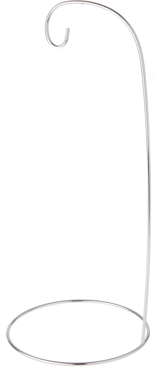 Bard's Silver Ornament Stand, 12" H x 5.25" W x 5.25" D, Pack of 12