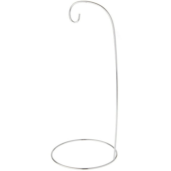 Bard's Silver Ornament Stand, 12" H x 5.25" W x 5.25" D, Pack of 6